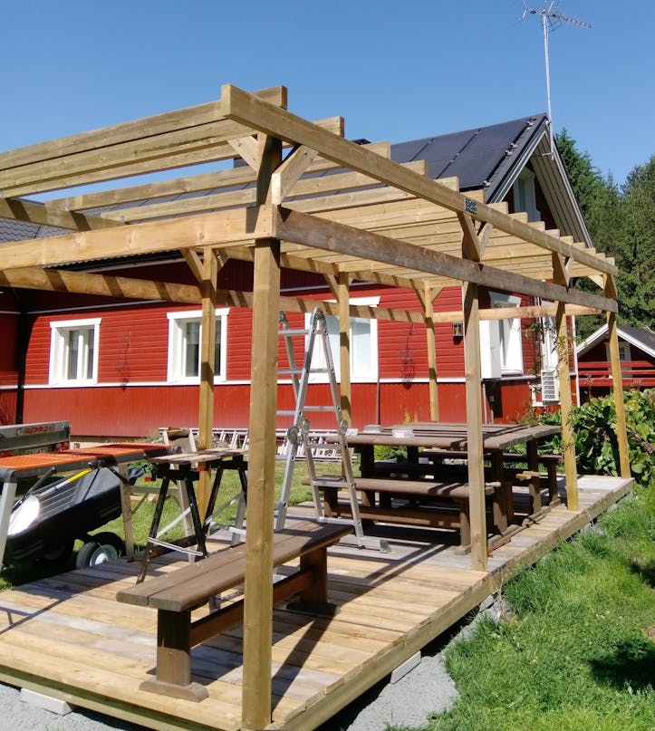 Overdækket terrasse Overdækket terrasse